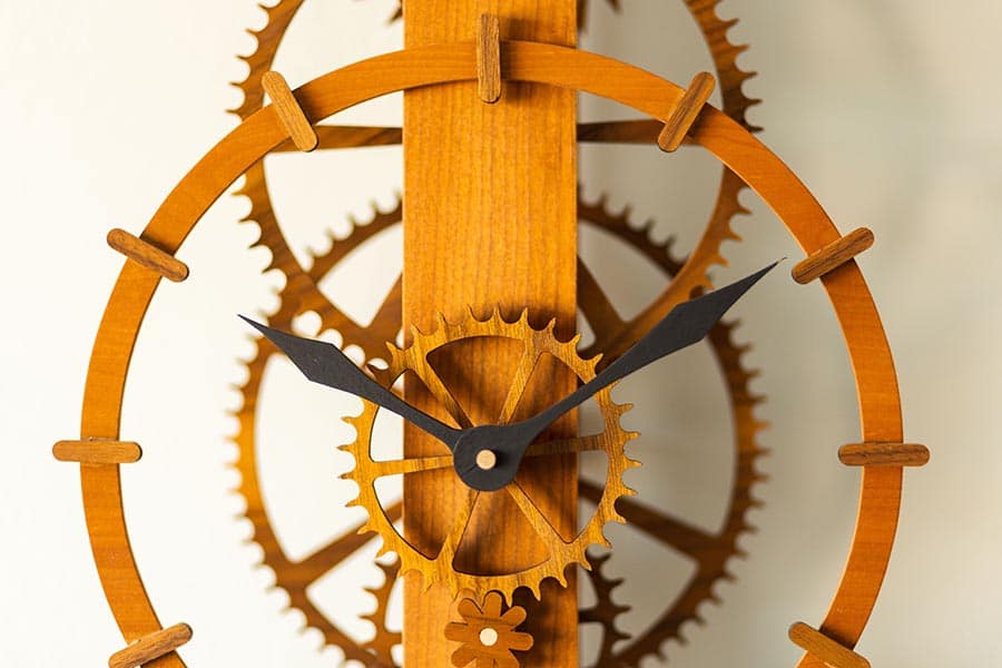 Ascent, Wooden Gear Clocks