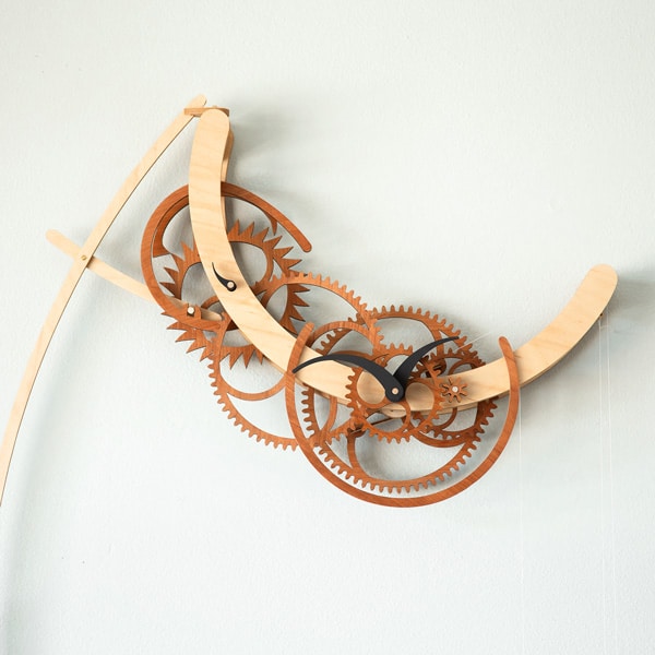 Wood Gear Clock