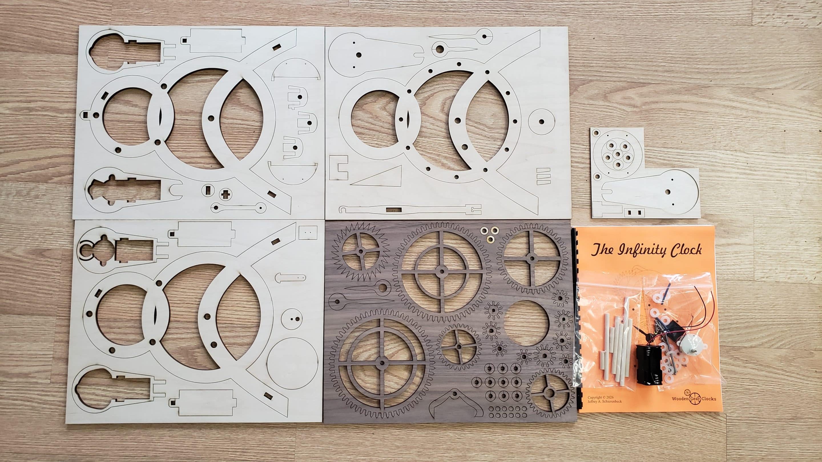 Infinity Ready-to-Assemble Clock Kit